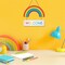 Pride Decorations Pride Wreath for Front Door Welcome Door Sign Rainbow Decorations Rainbow Wreath LGBTQ Gay Lesbian Wooden Door Decor for Office Indoor Wall Home Decor